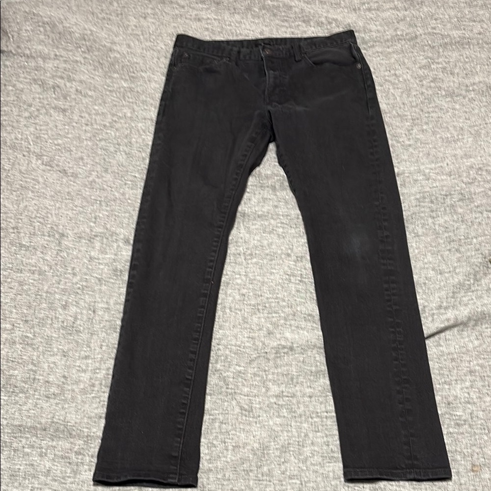 Men's Uniqlo Slim Black Jeans